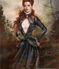 Схема вышивки «Девушка»