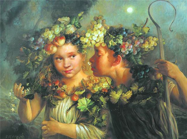 дети - натюрморт, портрет, италия - оригинал