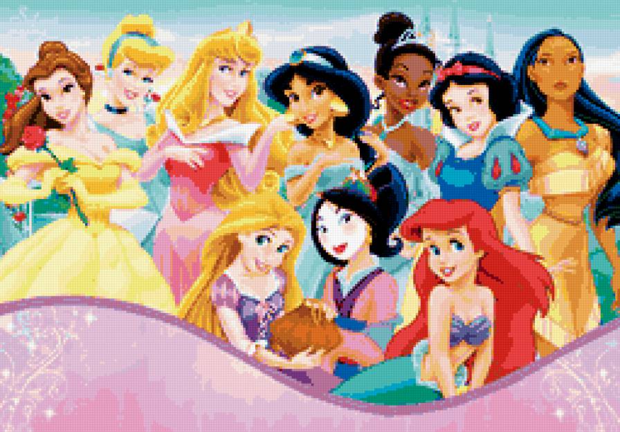 принцессы диснея - предпросмотр