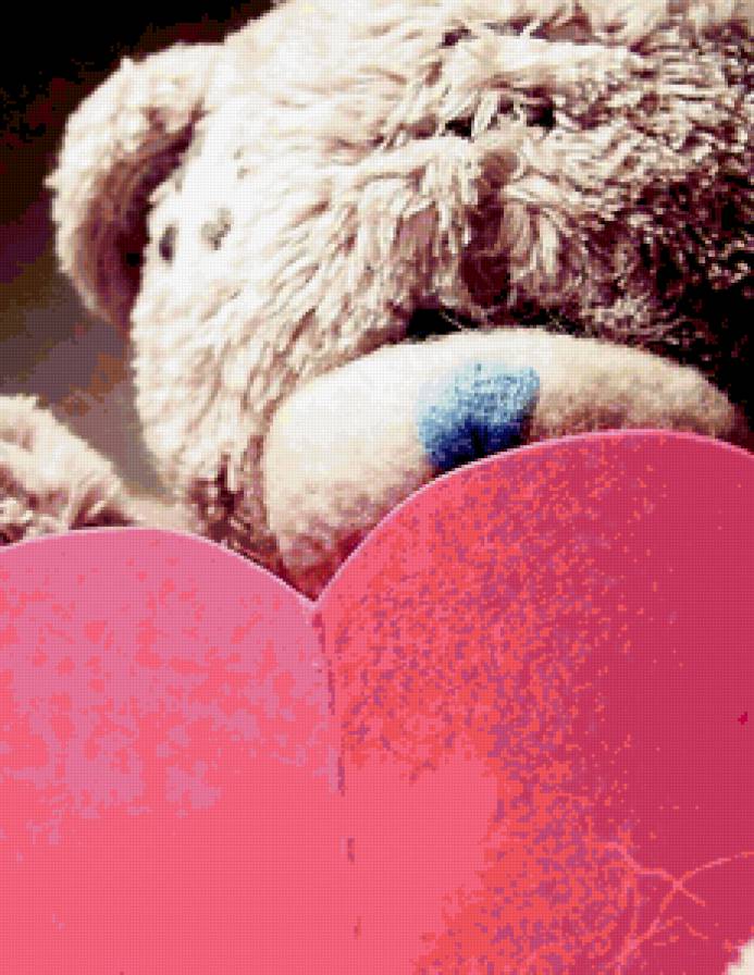 мишка - любовь, сердце, игрушка, мишка - предпросмотр