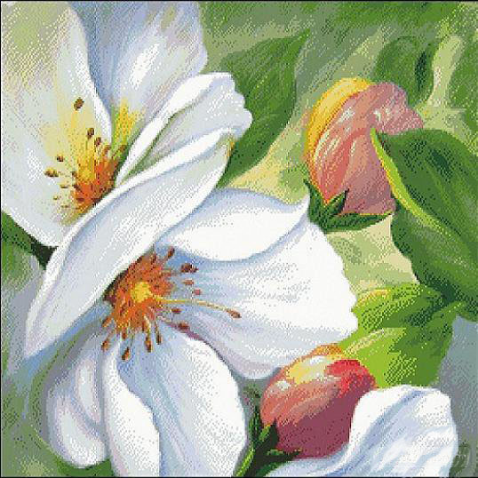 Яблоневый цвет - подушки - оригинал