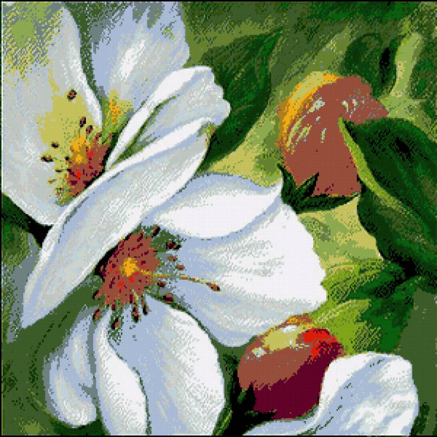 Яблоневый цвет - подушки - предпросмотр