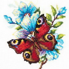 Оригинал схемы вышивки «бабочки» (№433941)