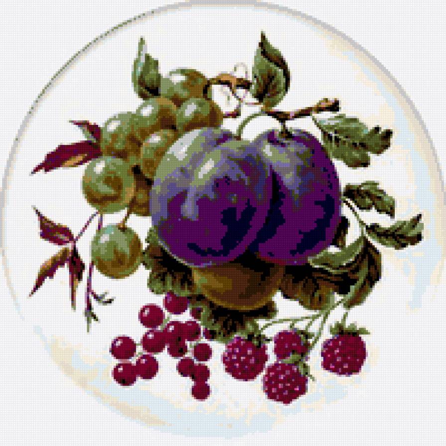 ягоды - ягоды сливы виноград - предпросмотр