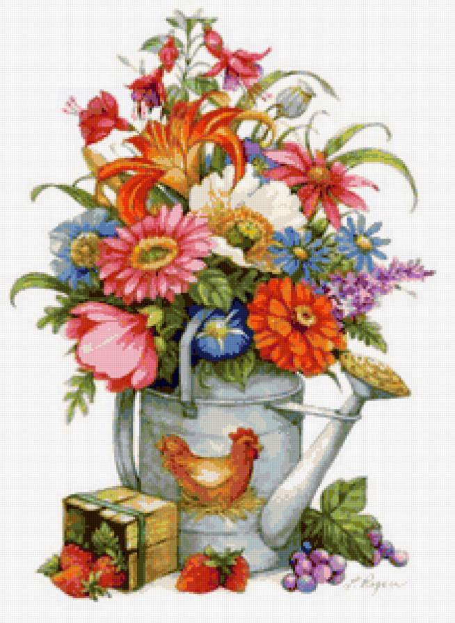 летний букет - букет цветы - оригинал