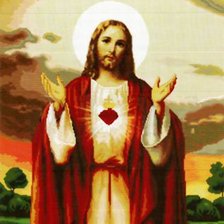 Схема вышивки «Спаситель»