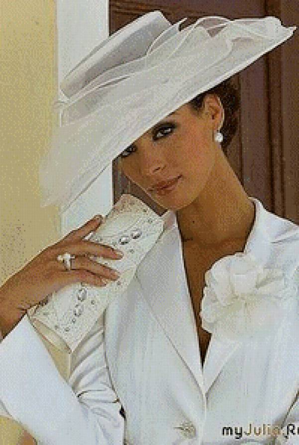 Девушка в шляпке - девушка - предпросмотр