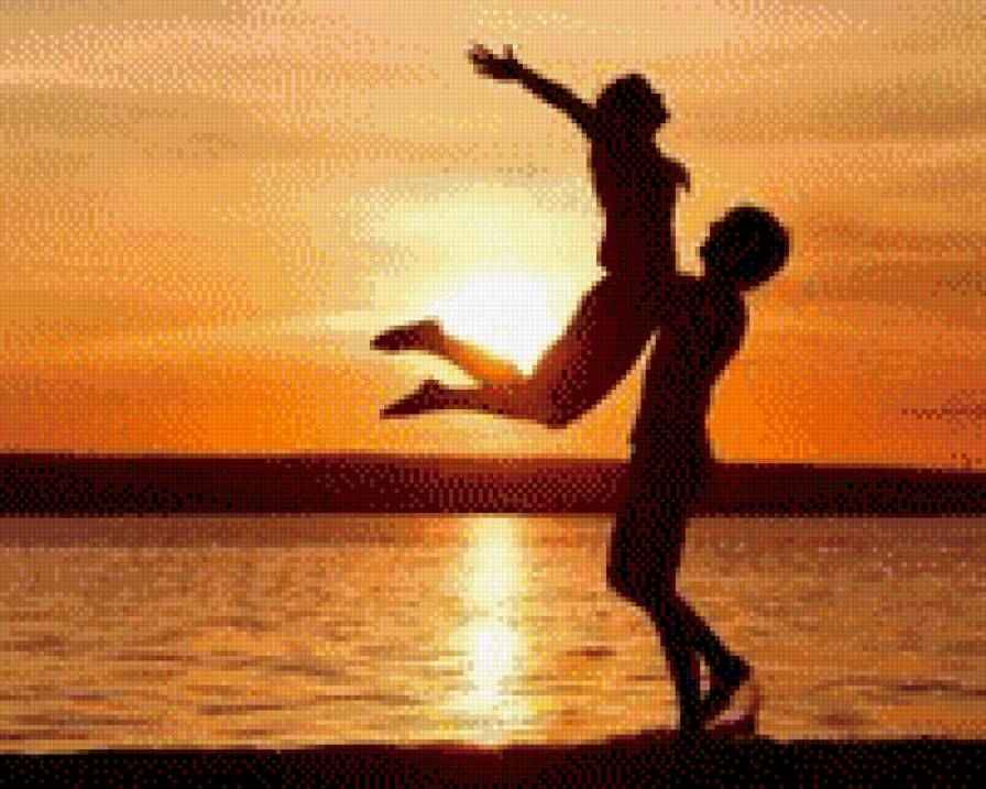 Полет - мужчина, девушка, пара - предпросмотр