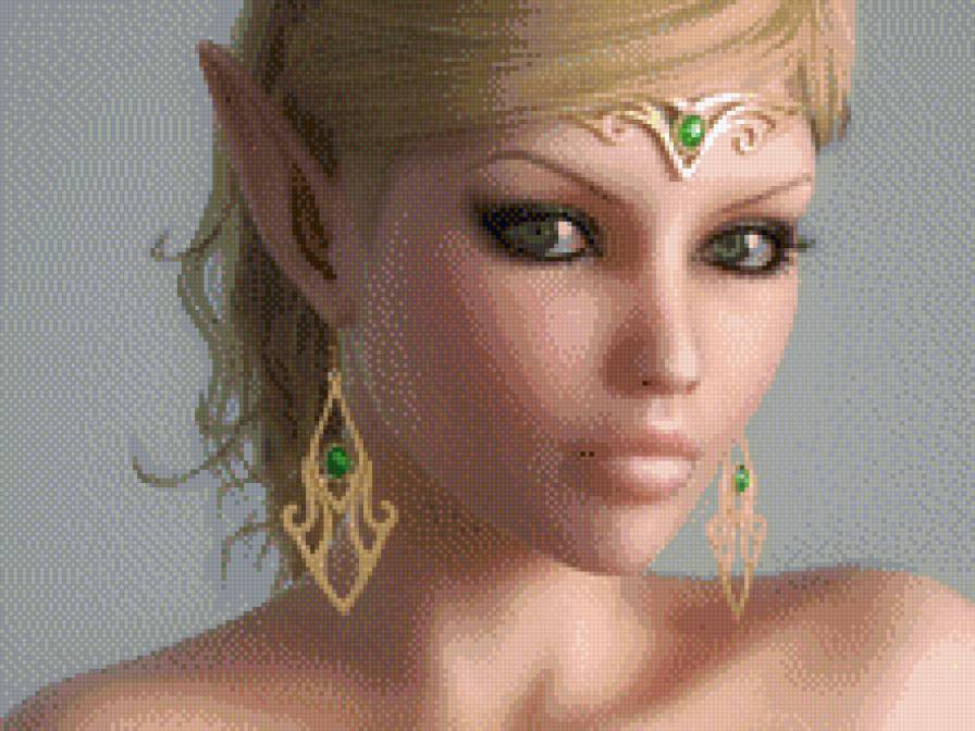 Девушка-Эльф - фэнтези, игры, девушка - предпросмотр