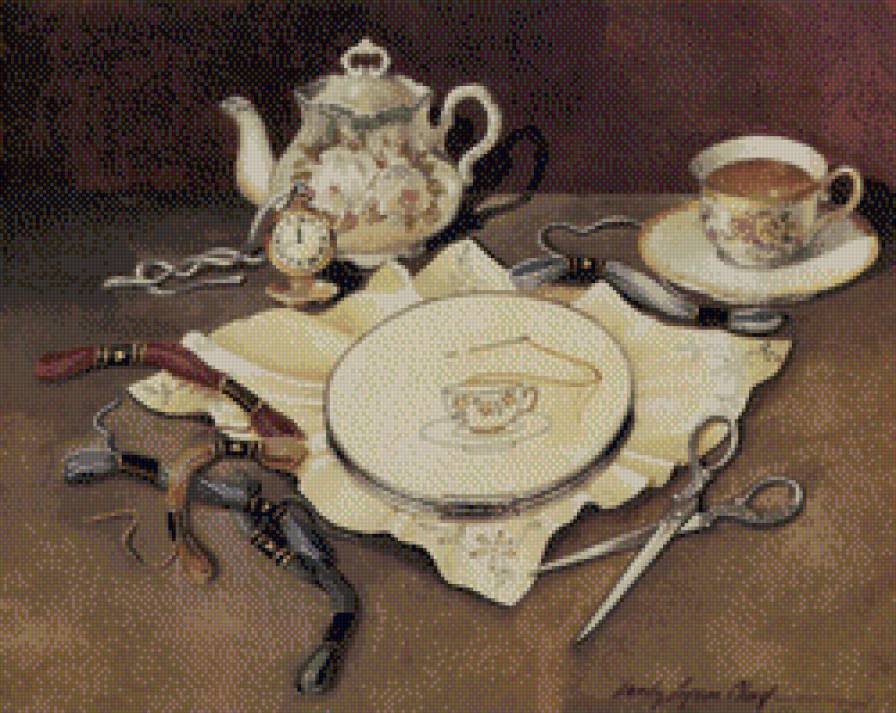 делу-время - вышивка, чаепитие - предпросмотр