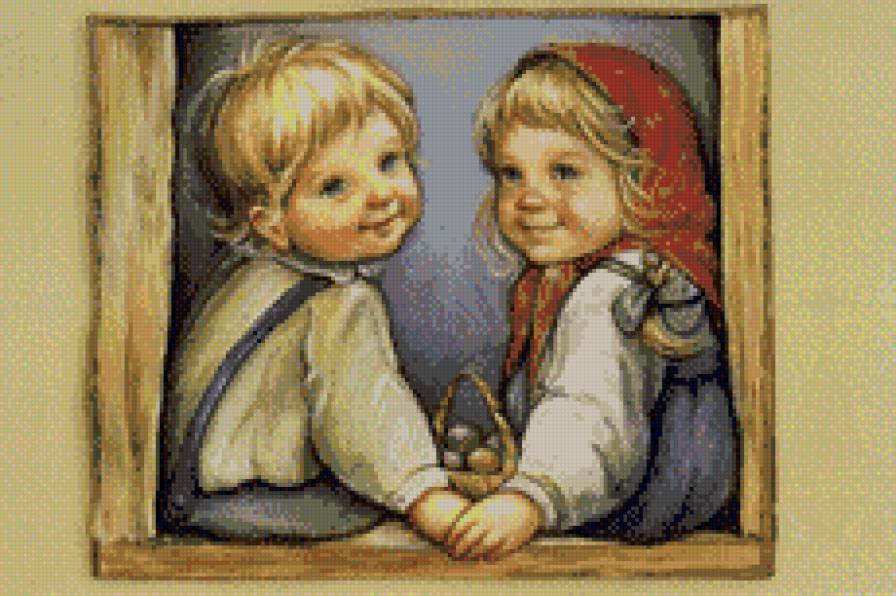 пасха - дети, праздник - предпросмотр