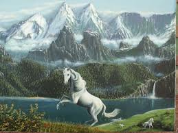 красивые лошади (подборка) - конь, пейзаж, горы, животные, белый конь - оригинал
