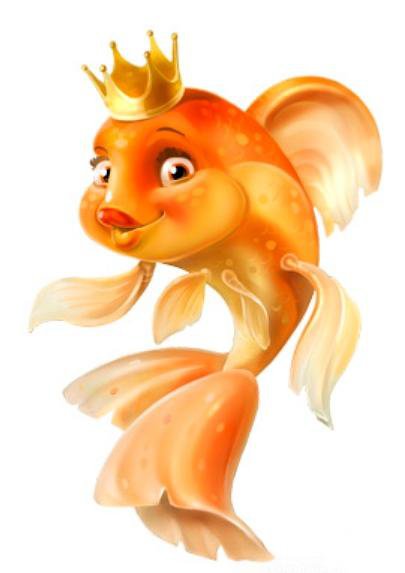 Золотая рыбка - рыбка, рыба, золотая рыбка - оригинал
