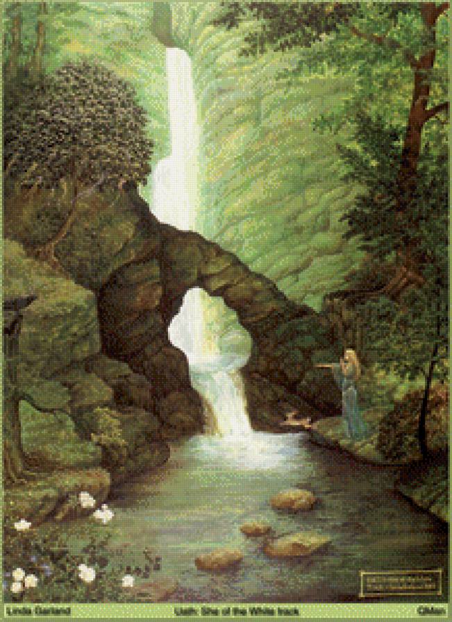 в ущелье - лес, река, природа, горы, пейзаж - предпросмотр