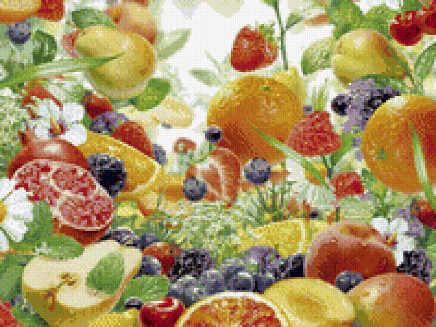 фрукты - ягоды, кухня, лето - предпросмотр