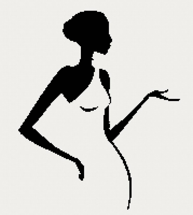 Девушка,монохром - девушка, монохром - предпросмотр