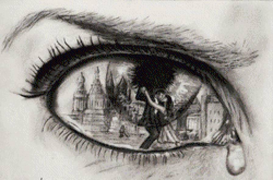 Взгляд - девушка, поцелуй, мужчина, пара - предпросмотр