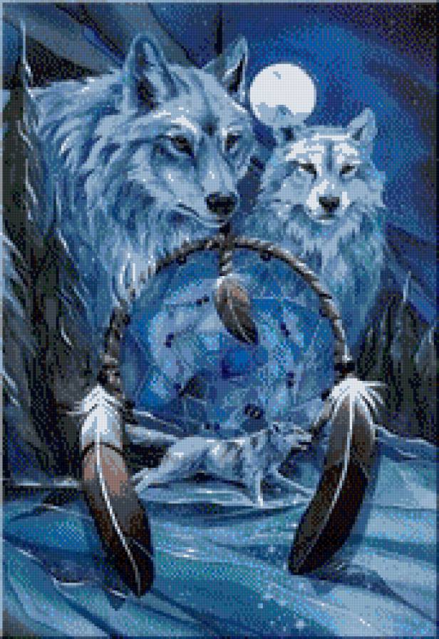 ловушка для снов - волки, природа, сон - предпросмотр