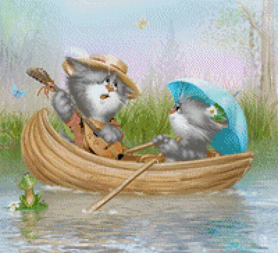 вечерняя серенада - кошки.кошка, детские - предпросмотр