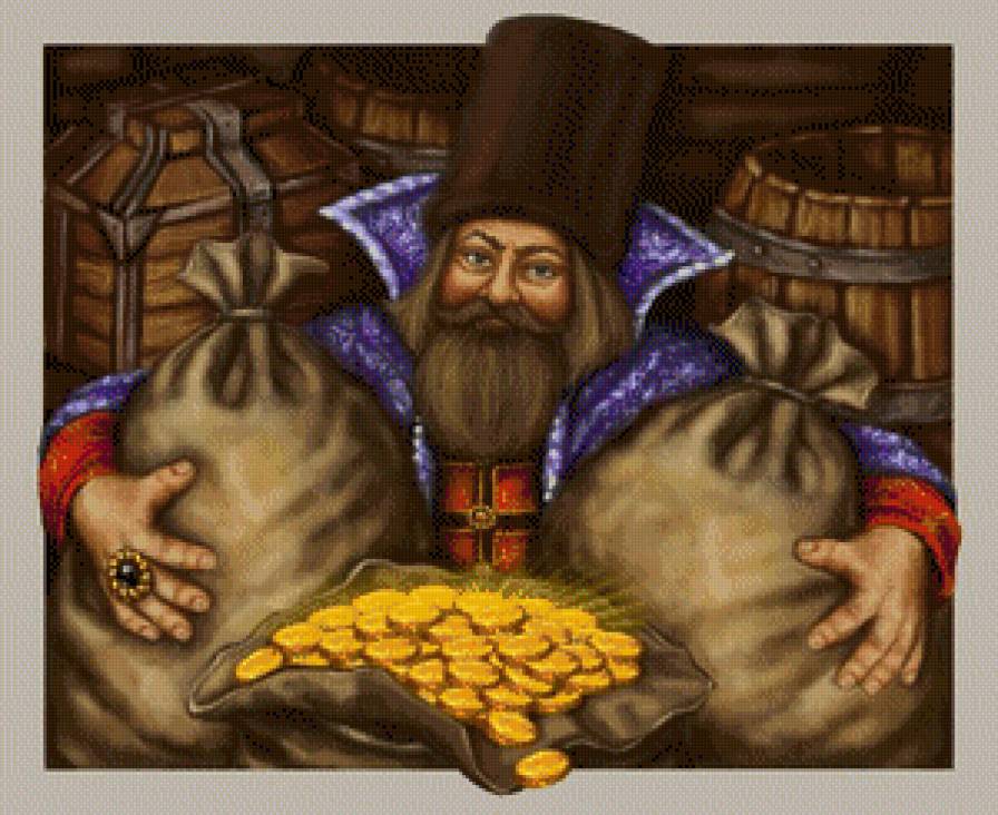 Купец - богатство, купец, золото - предпросмотр