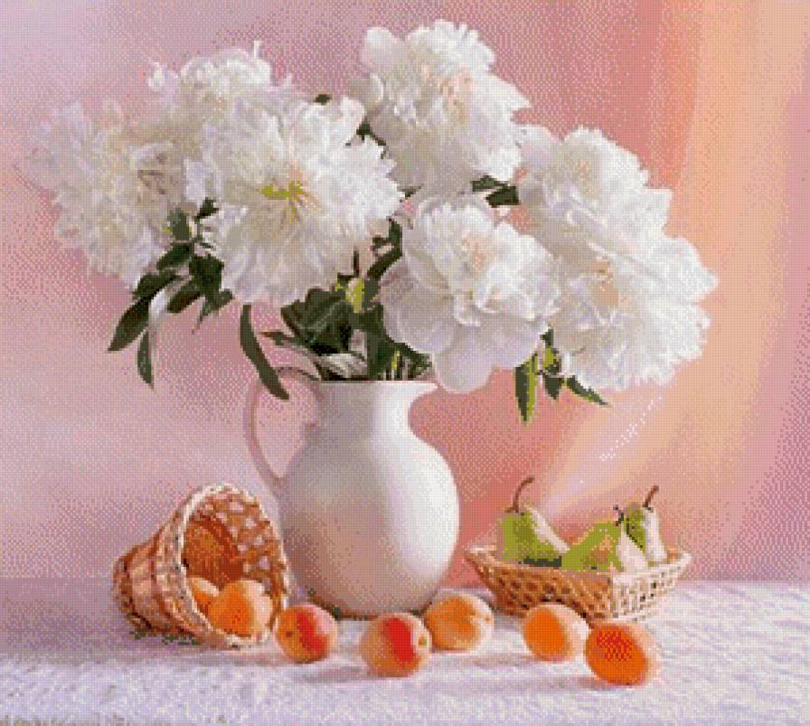 пионы - пионы, натюрморт, цветы - предпросмотр