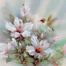 Оригинал схемы вышивки «цветы» (№439606)