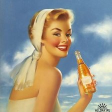 Схема вышивки «девушка»