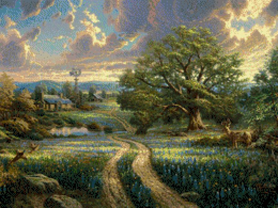 дорога в небо - дорога. природа - предпросмотр