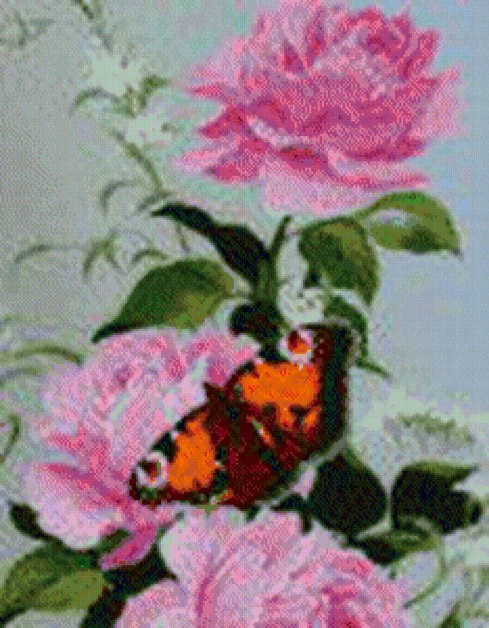 №440462 - цветы и бабочки - предпросмотр