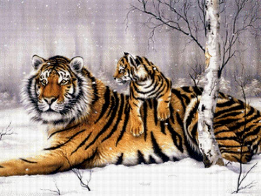 Мама с малышом - zhivotnie - предпросмотр