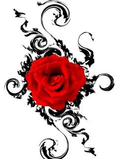 Тату - розы, цветы - оригинал