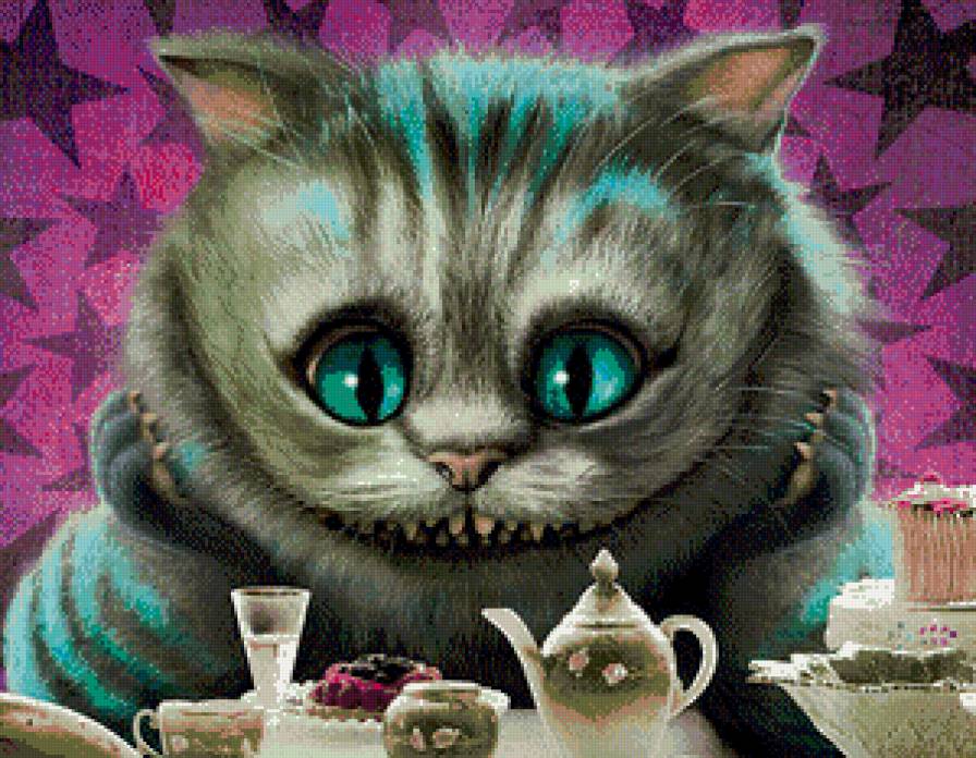 чеширский кот - кот, алиса в стране чудес, сказка - предпросмотр