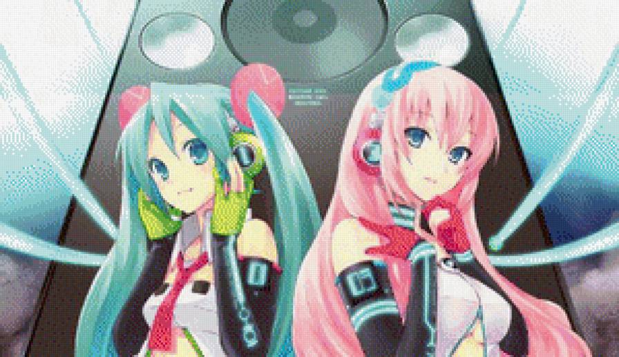 Мику и Лука - вокалоиды - предпросмотр