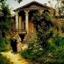 Схема вышивки «поленов "бабушкин сад"»