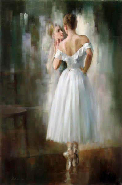 №441240 - картина, люди, образ, женщина, красота женщины - оригинал