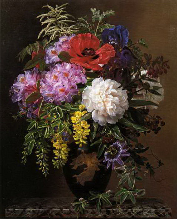 натюрморт с пионами - натюрморт - оригинал