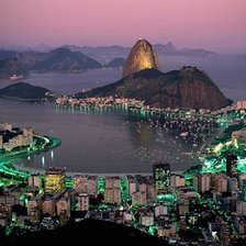 Схема вышивки «Ночное Рио»