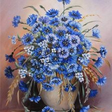 Схема вышивки «цветы»