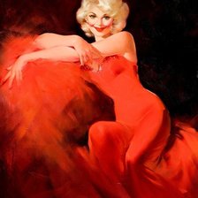 Схема вышивки «женщина»