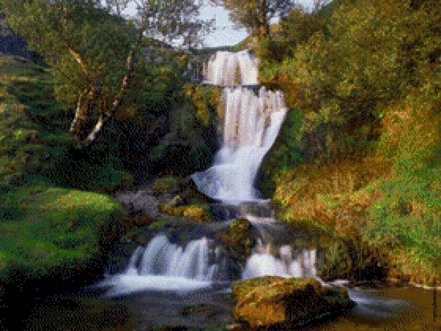водопад 4 - природа гори водоспад - предпросмотр