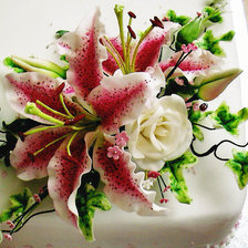 Схема вышивки «Лилии»