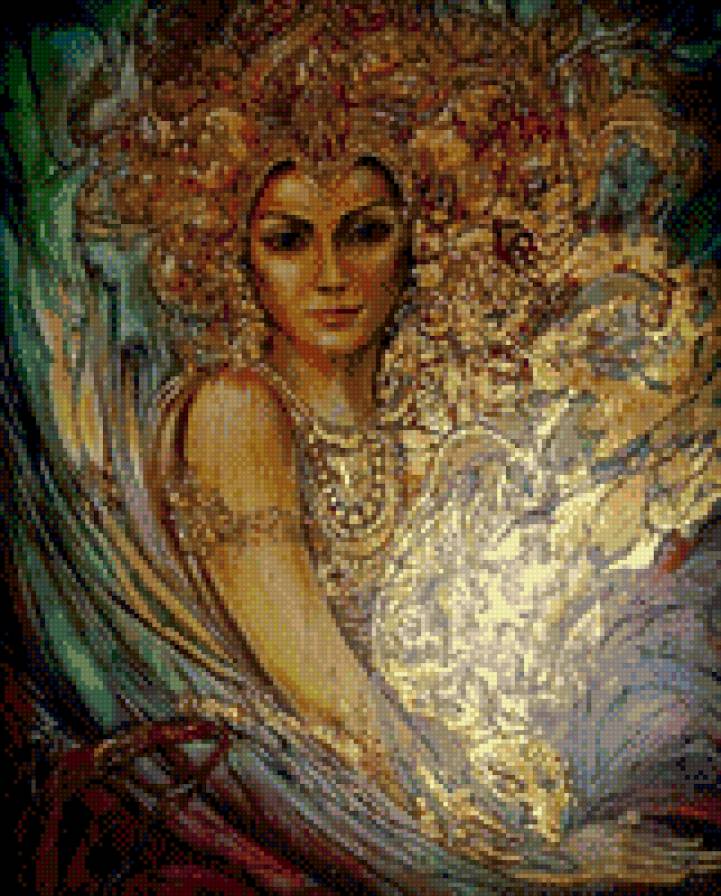 Хозяйка медной горы - сказка, фэнтези, девушка - предпросмотр