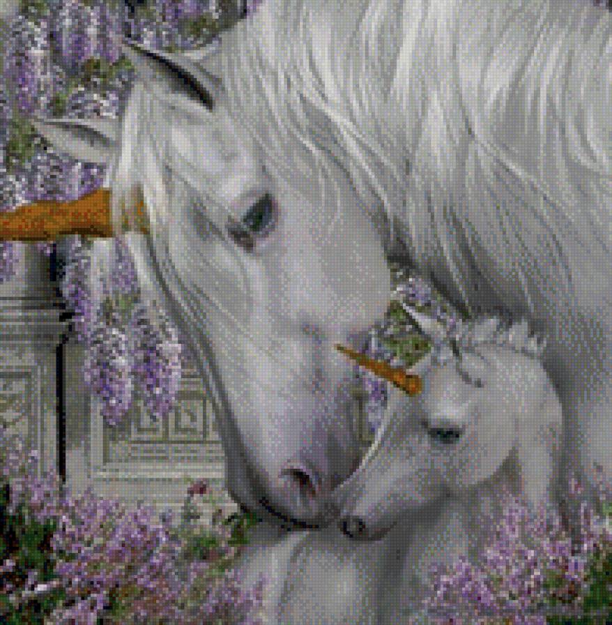 Единороги - фентази, единорог - предпросмотр