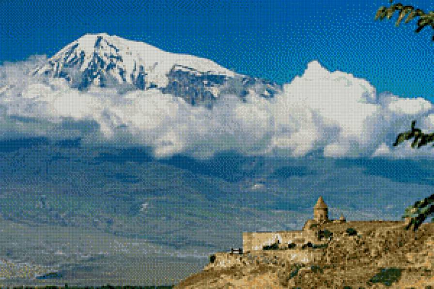 XOR-VIRAP - хор-вирап, масис, горы, арарат, церковь - предпросмотр