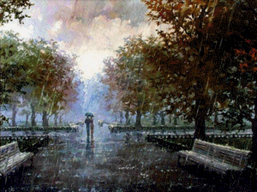 Городской пейзаж - зиновий сыдорев, живопись, пейзаж, город - предпросмотр