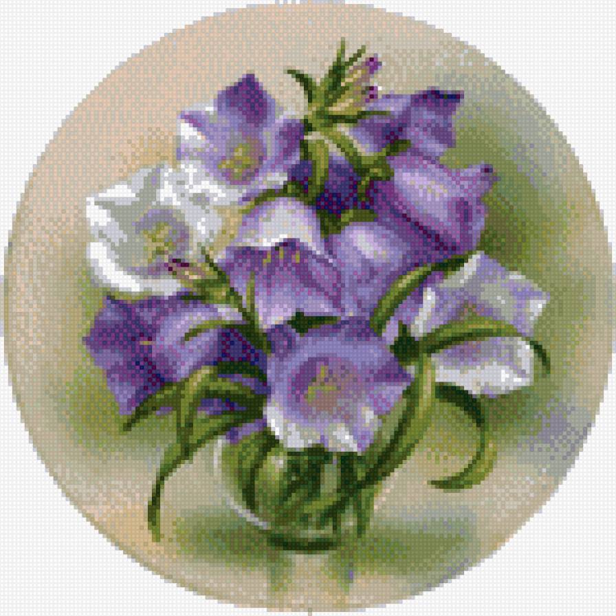 Колокольчики - натюрморт, цветы - предпросмотр