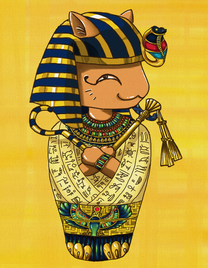 котик - игрушка, статуэтка, котик, египет - оригинал