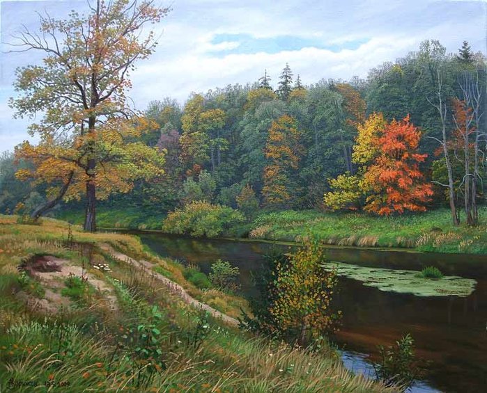 осень золотая - родные просторы - оригинал