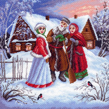 Схема вышивки «Снегурочка»