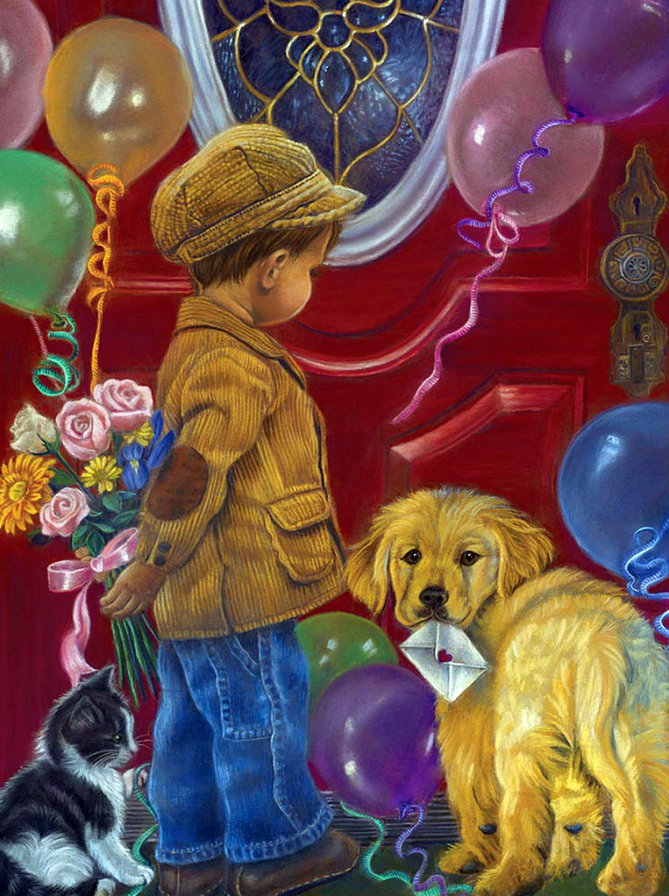 поздравление - дети - оригинал